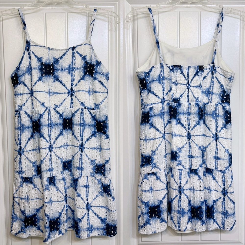 Girl’s Sugar and Jade Tie-Dye Sundress (size Large)